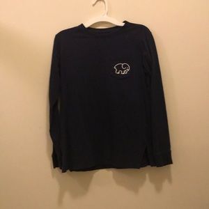 Ivory ella long sleeve Navy blue